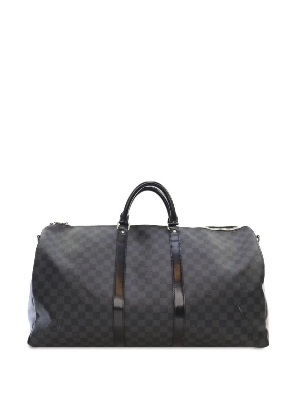 Louis Vuitton Pre-Owned 2016 Damier Graphite Keepall Bandouliere 60 reistas - Zwart
