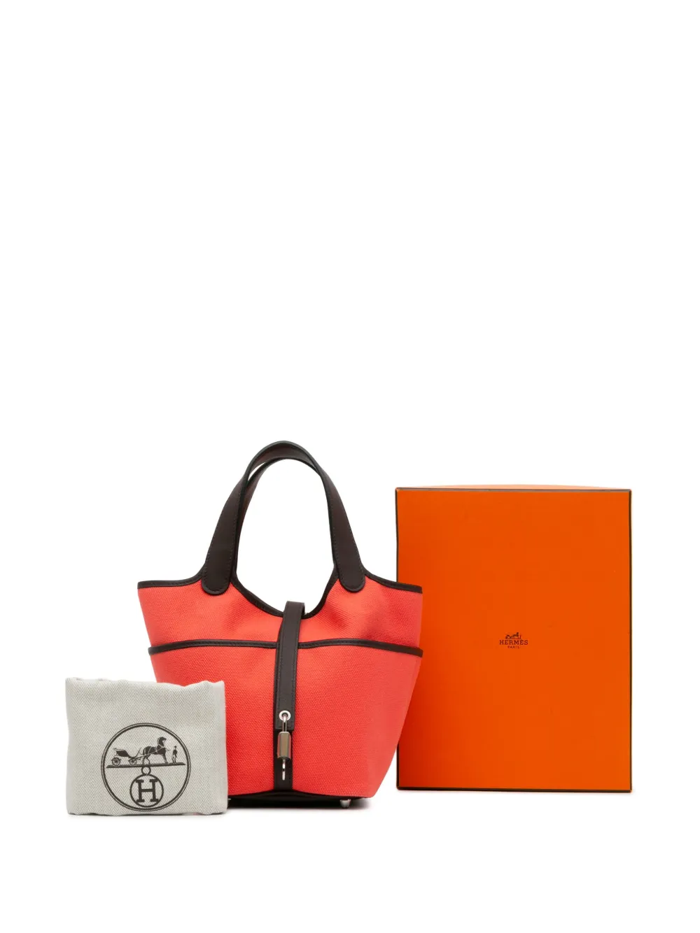Hermès Pre-Owned 2022 Toile Goeland Swift Cargo Picotin Lock