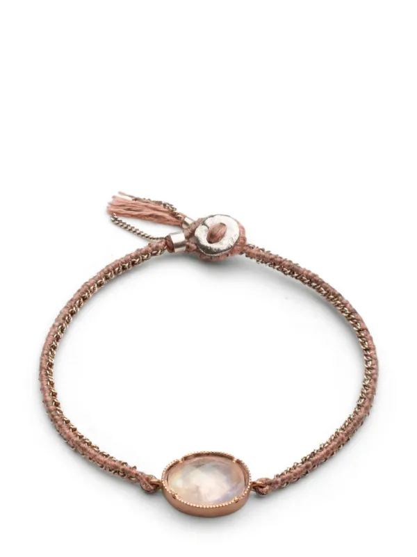 Brooke Gregson 18kt Yellow Gold Orbit Moonstone Bracelet Gold