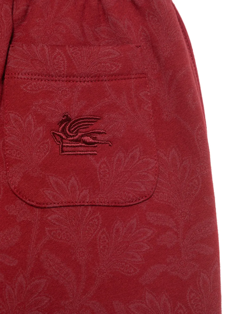 ETRO KIDS Trainingsbroek met paisley-print Rood