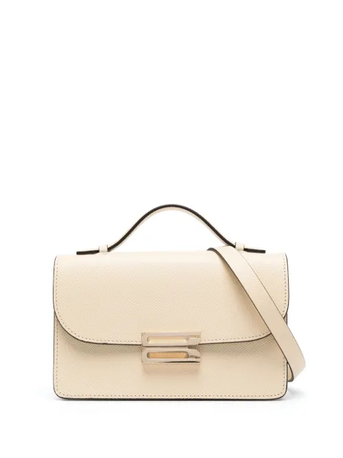 Mini sac cabas en cuir à fini grainé - Victoria Beckham - Modalova