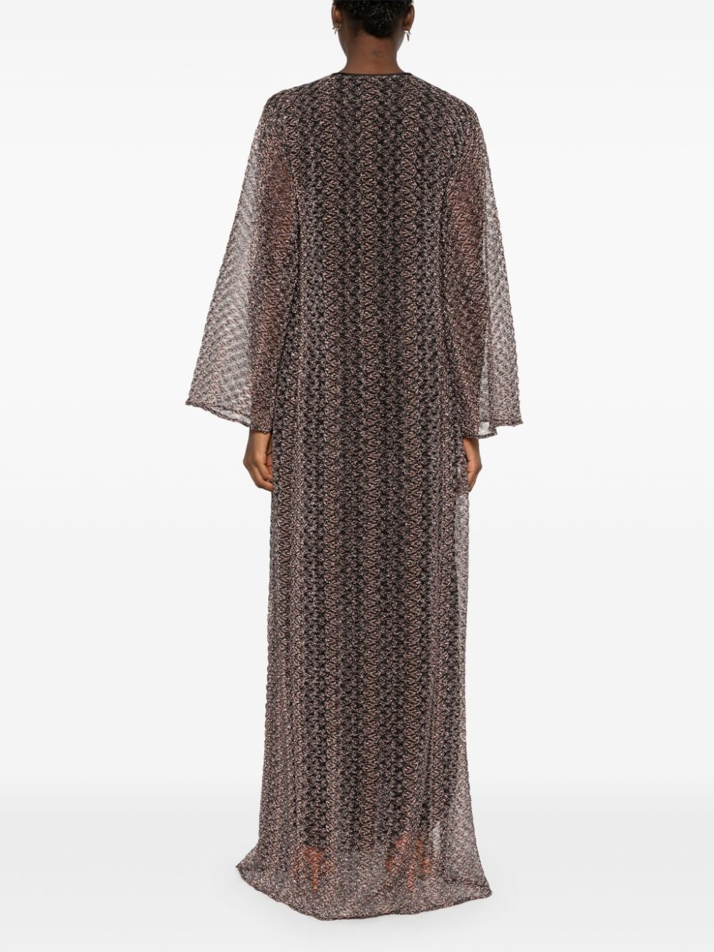 Shop Missoni Lurex Kaftan In Black