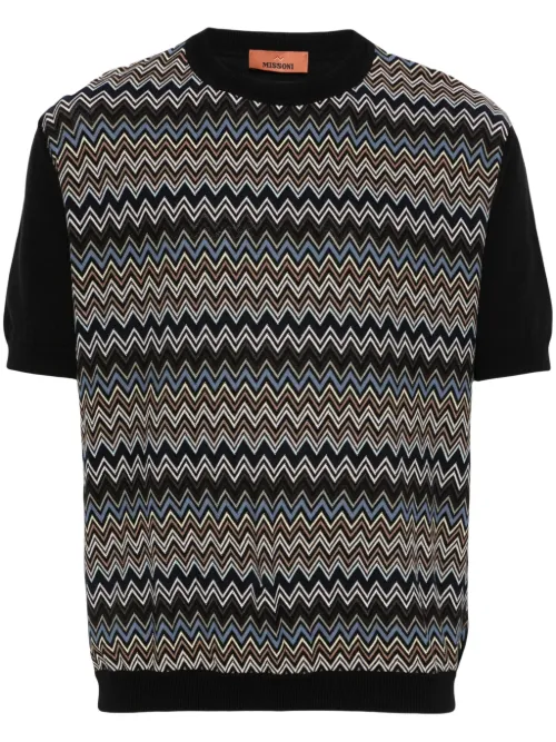 Haut en laine à motif zigzag - Missoni - Modalova