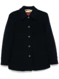 Gucci checked bouclé jacket - Blue