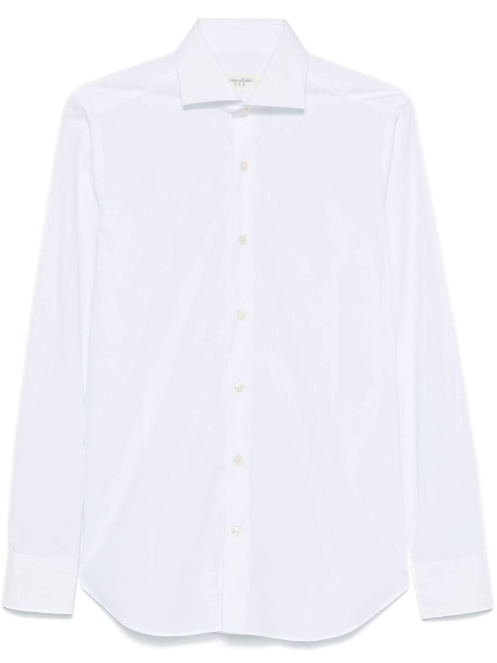 cutaway-collar shirt