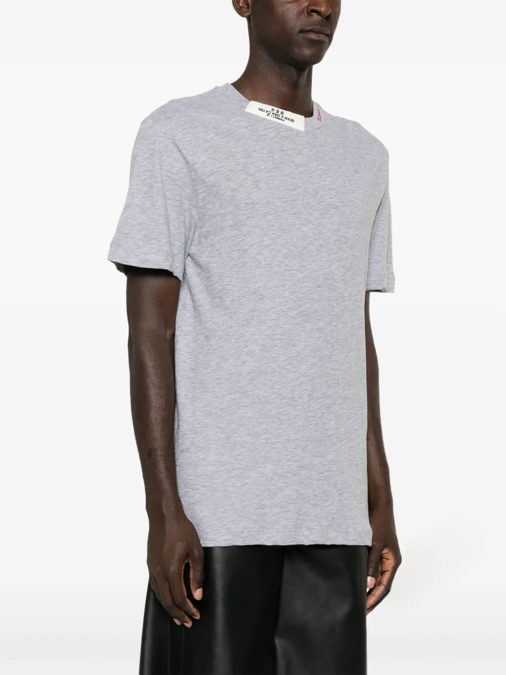 DSQUARED2 T-shirt met geborduurd logo Grijs