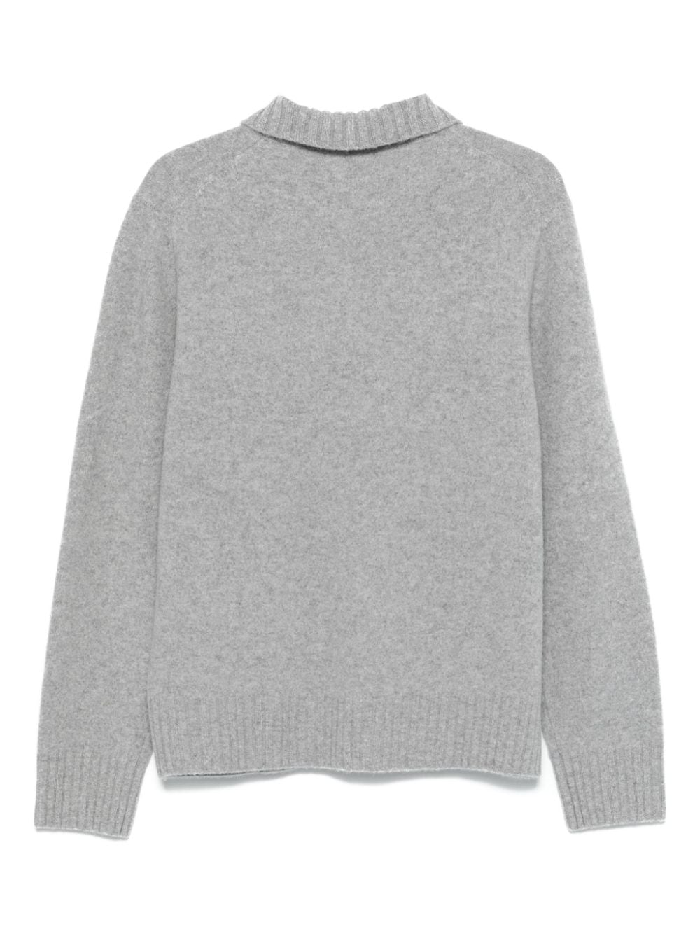 Shop Ballantyne Mélange-effect Sweater In Grey