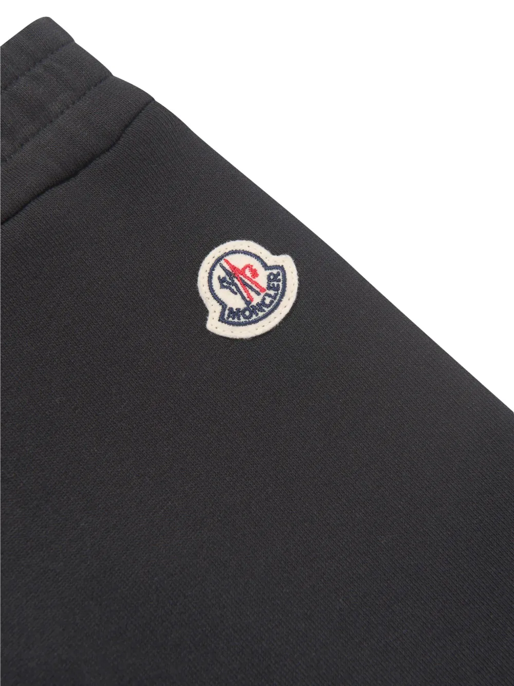 Moncler Enfant Broek met logoprint Zwart