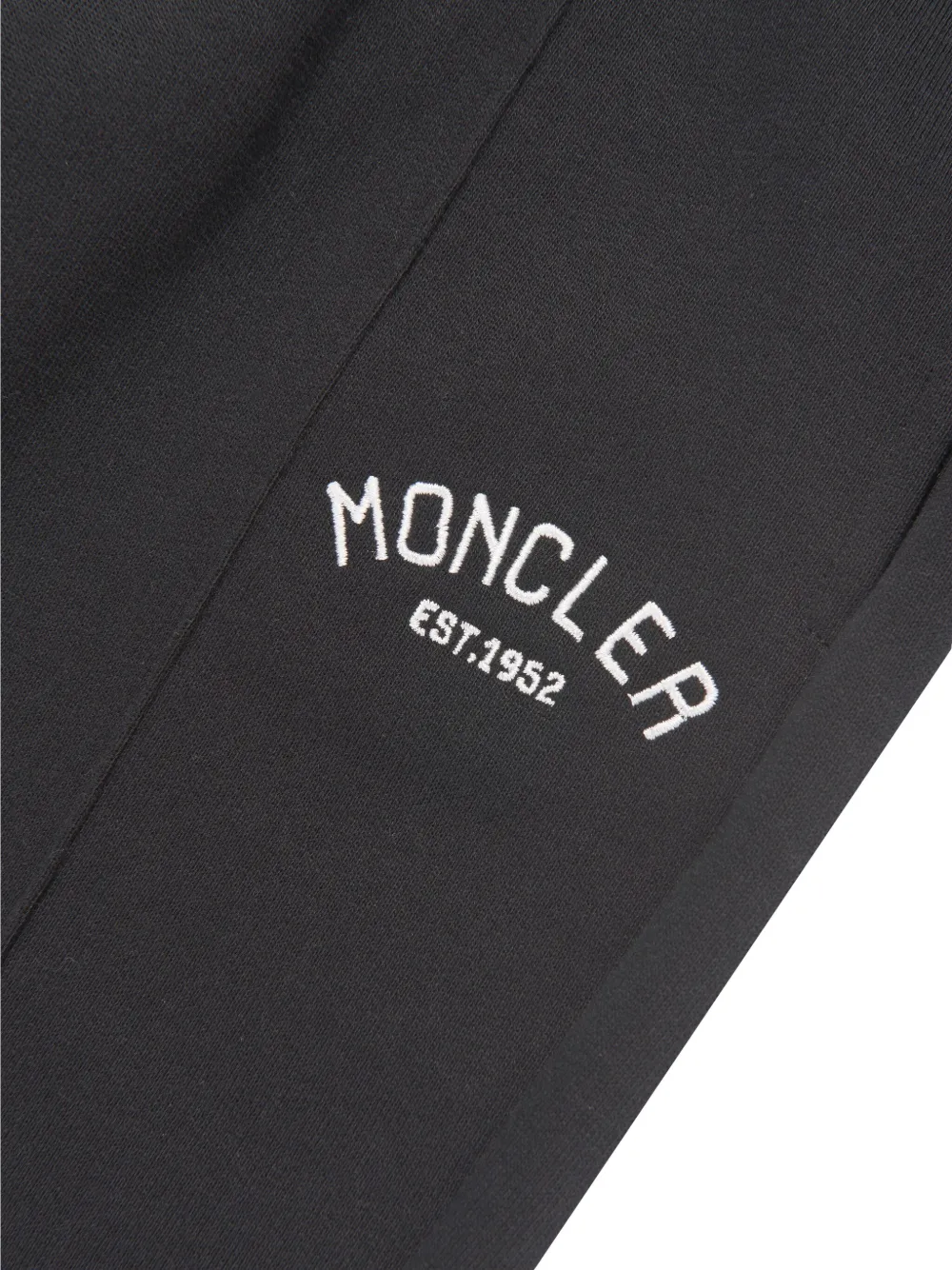 Moncler Enfant Broek met logoprint Zwart