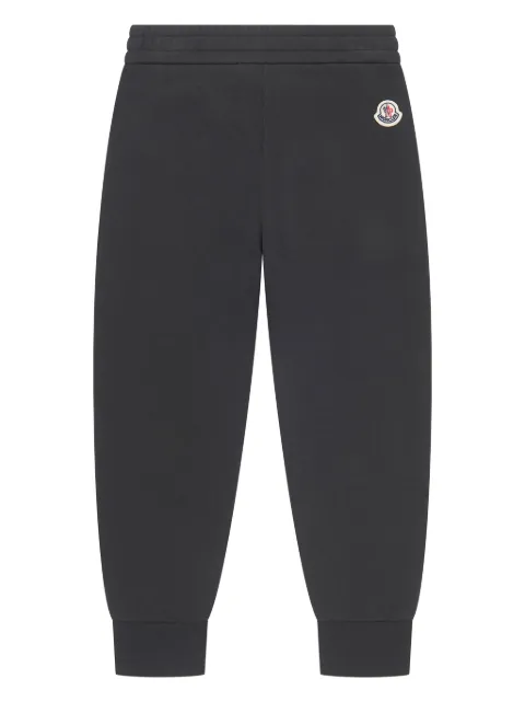 Moncler Enfant pantalones con logo estampado