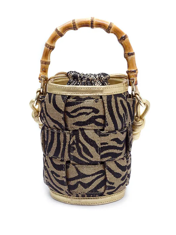 Animal print bucket bag sale