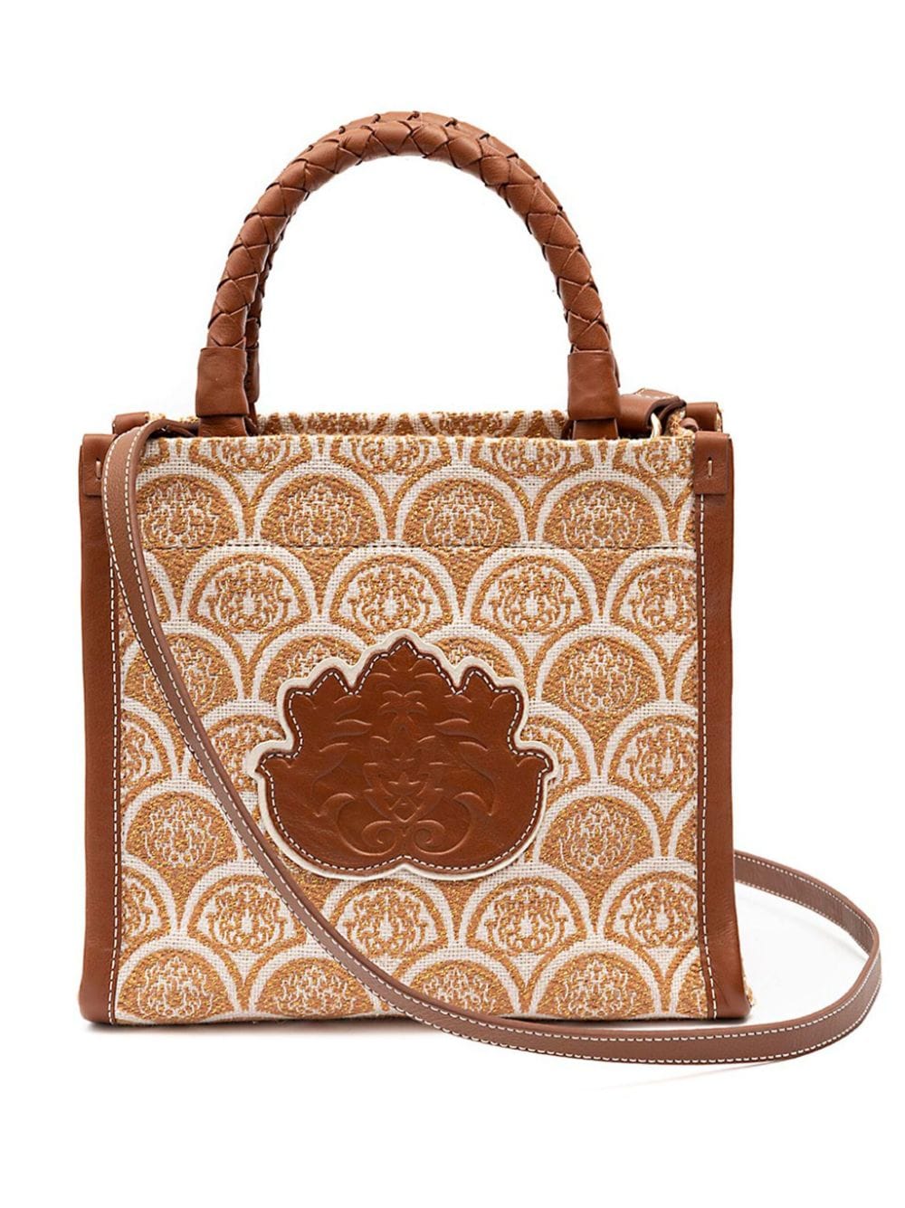 Sirena jacquard-print shoulder bag