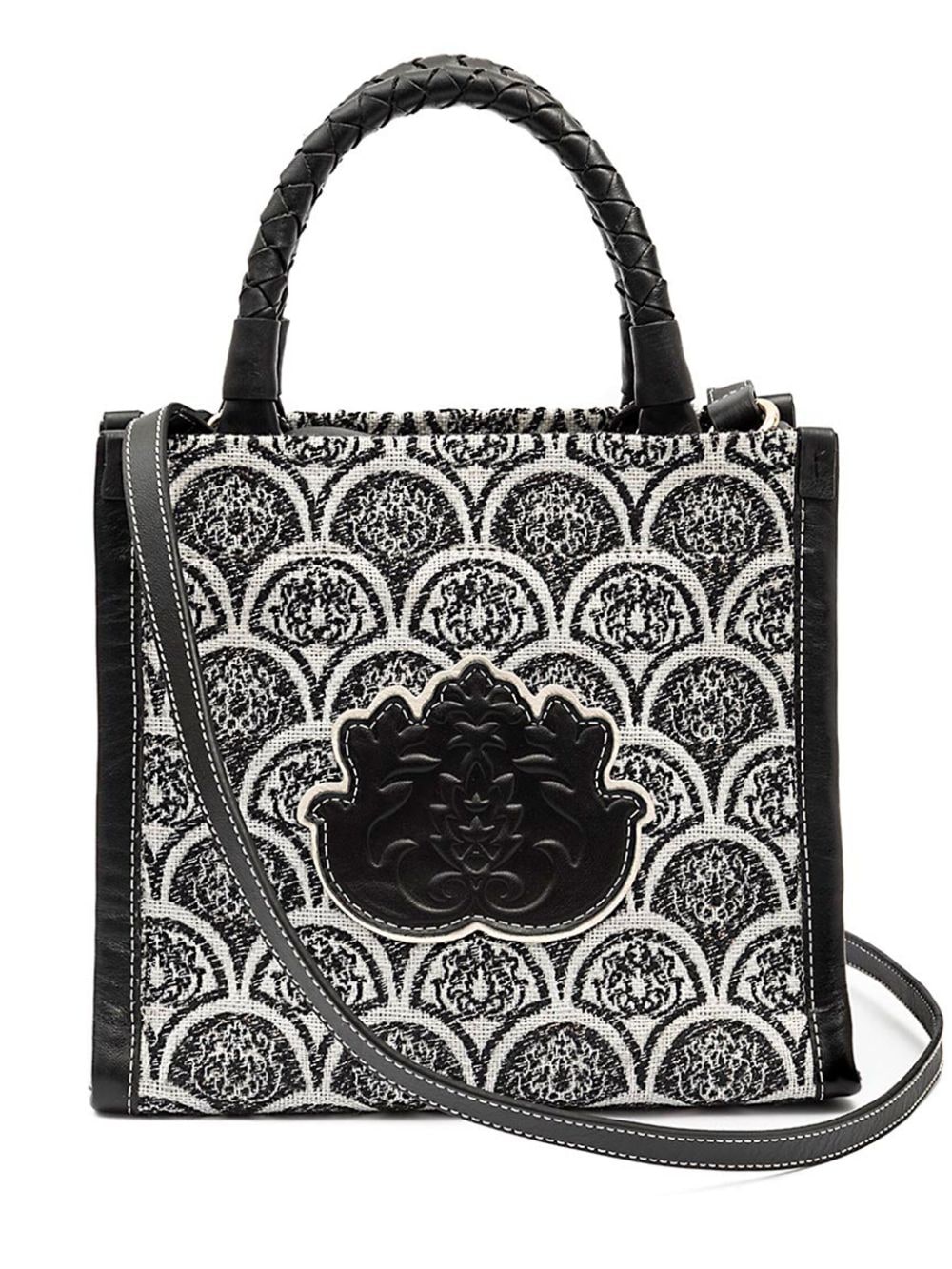 Sirena jacquard-print shoulder bag