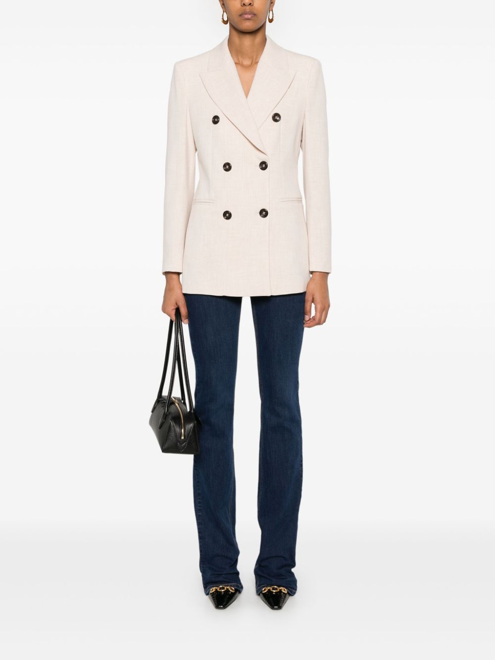 LIU JO mélange blazer - Beige