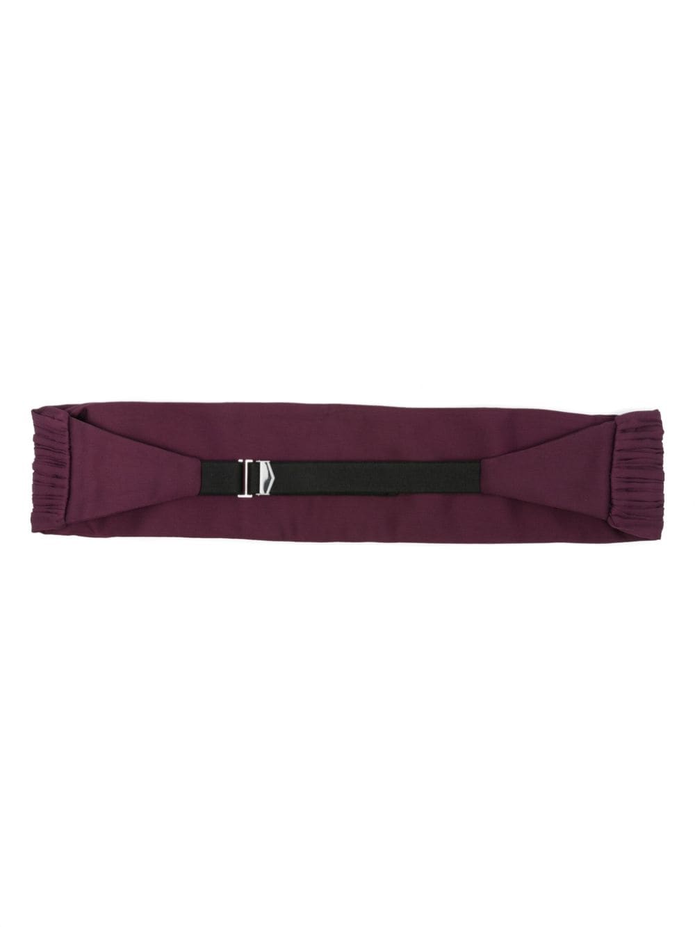 Shop Forte Forte Pleated Crepe Cummerbund In 4043 Viola