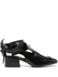 Coperni 55mm singback moccasins - Black