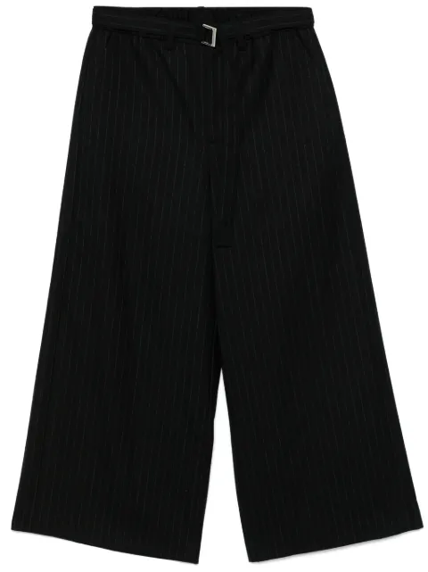 sacai pantalones con motivo de rayas diplomáticas