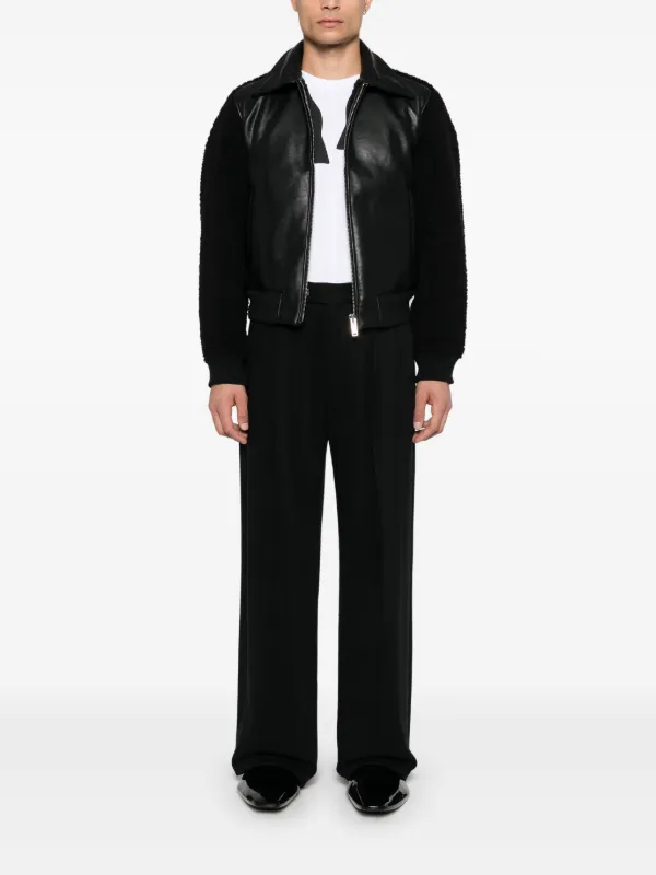 Random Identities faux-leather Jacket | Black | FARFETCH