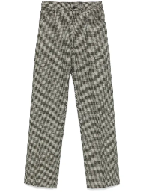 Random Identities pantalones con motivo pied de poule
