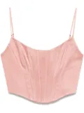 ZIMMERMANN silk corset top - Pink