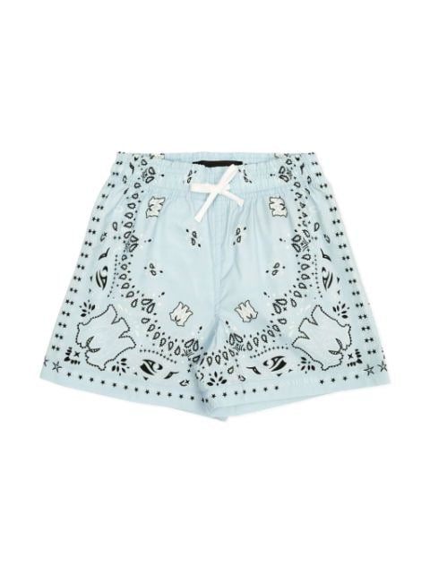 Bandana-print swim shorts