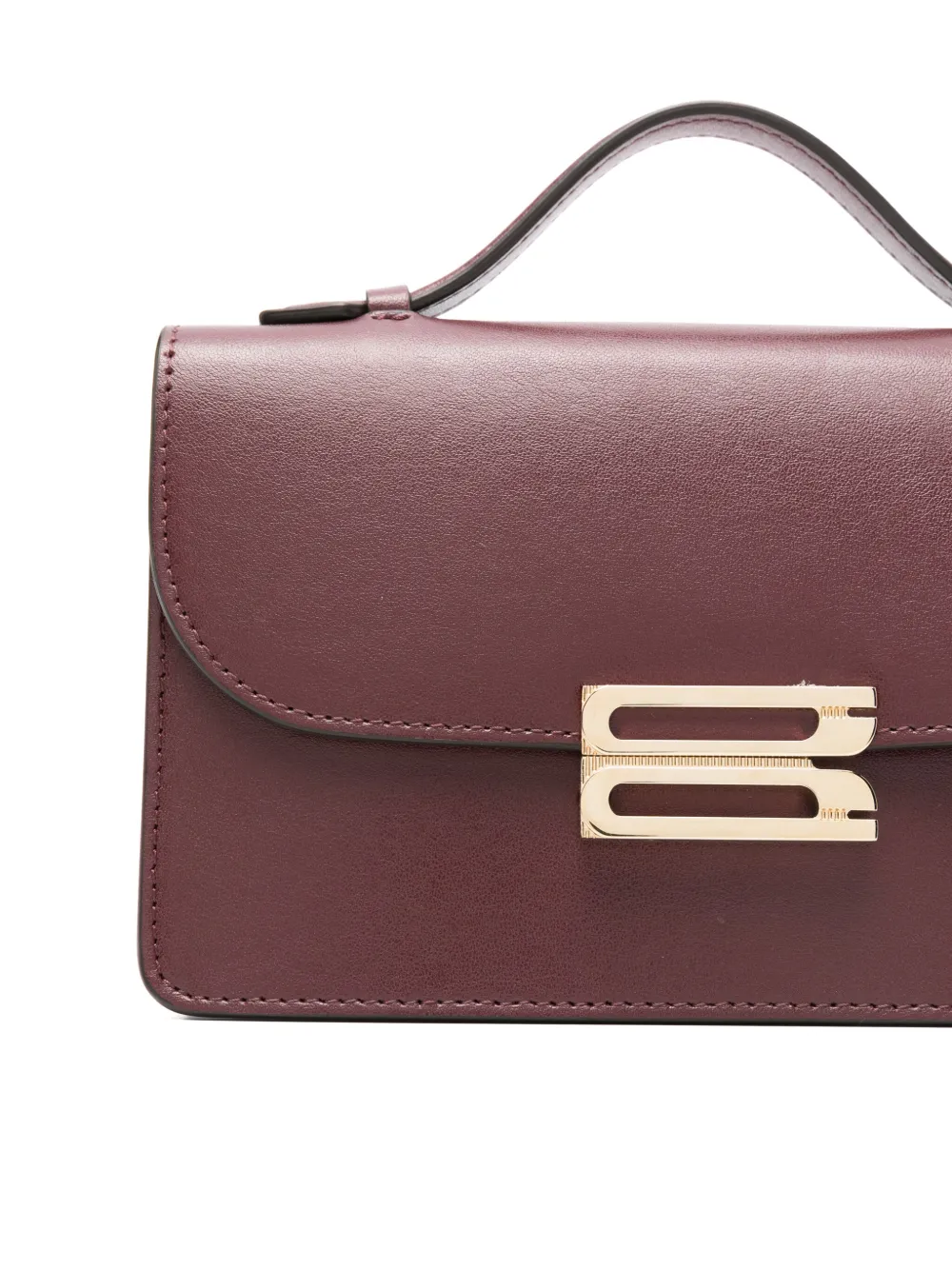 Shop Victoria Beckham Mini Dorian Tote Bag In Red