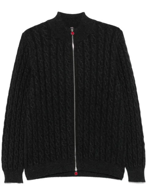 Kiton cable-knit cardigan