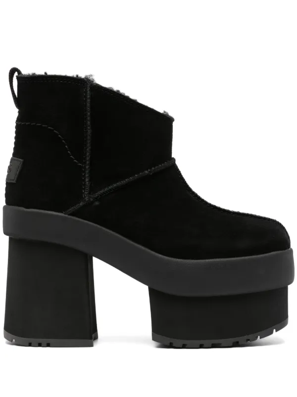 UGG 110mm New Heights Boots Black FARFETCH UK