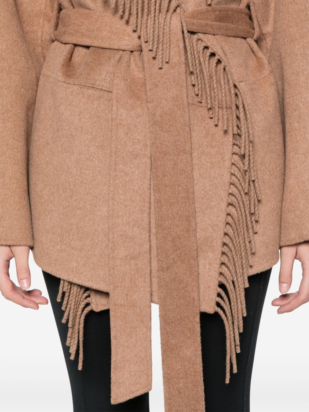 Shop Simkhai Rowen Jacket In Brown