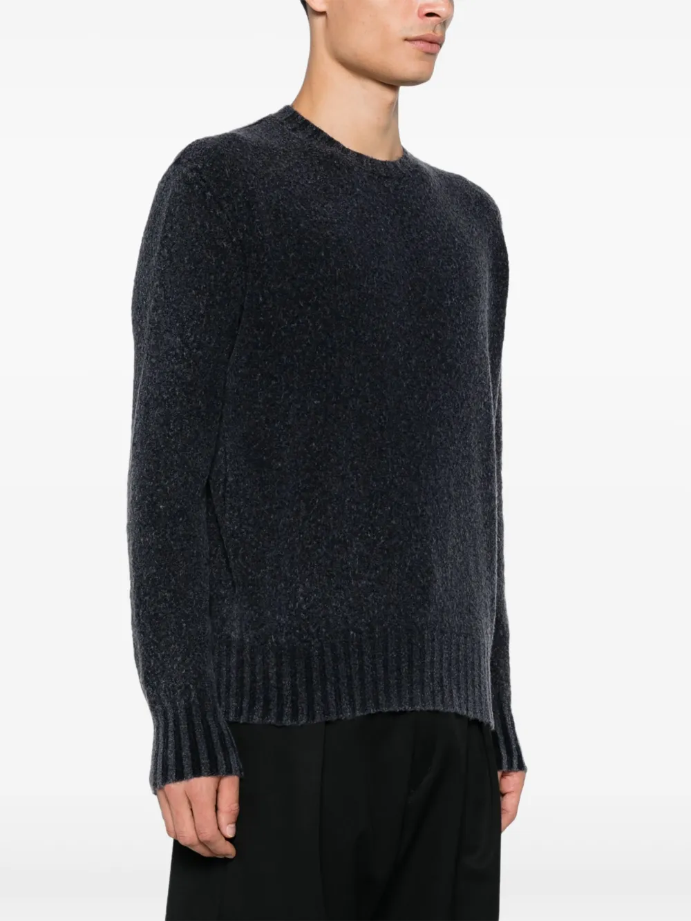 Avant Toi Crew Neck Sweater In Blue