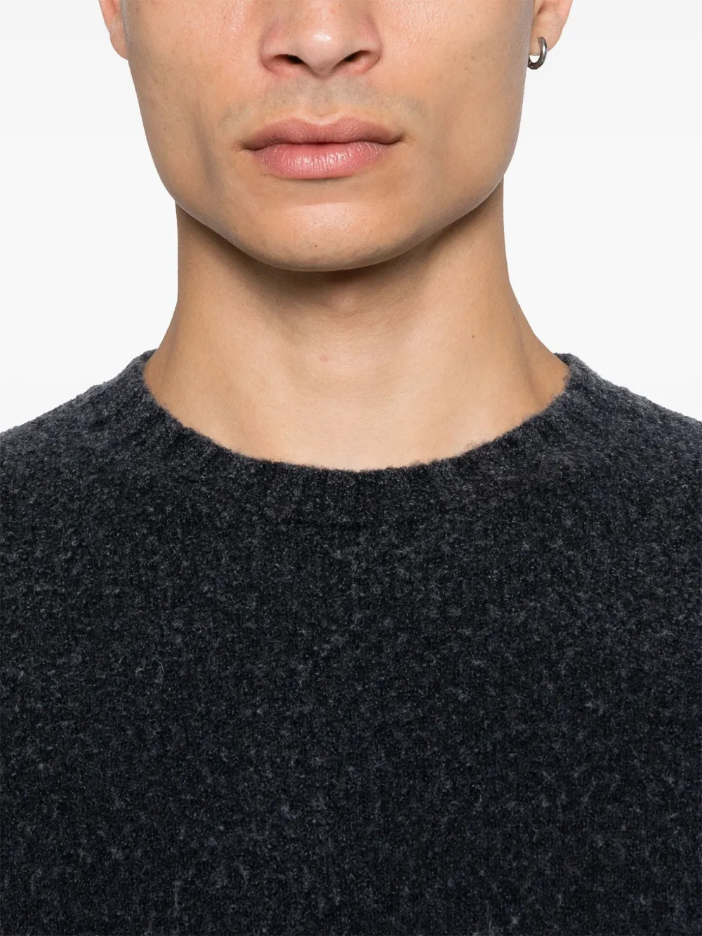 Avant Toi Crew Neck Sweater In Blue