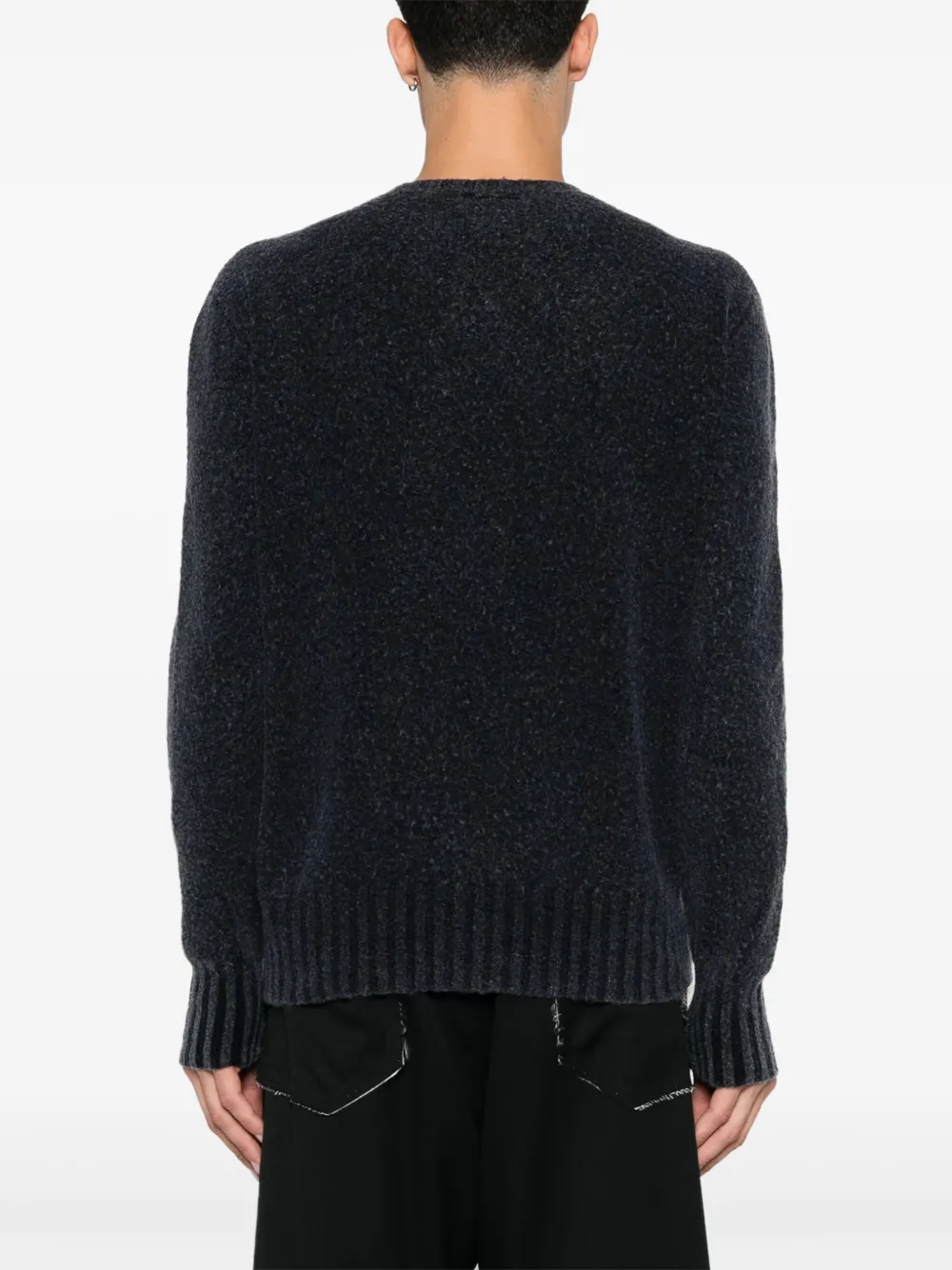 Avant Toi Crew Neck Sweater In Blue
