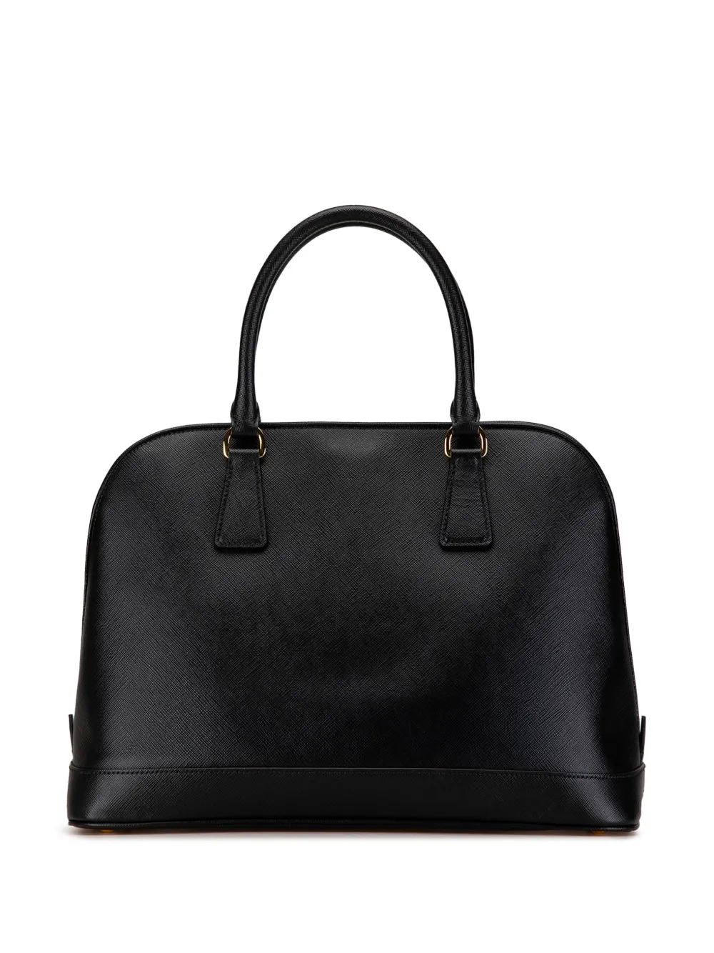 Prada Pre-Owned 2013-2023 Saffiano Lux Dome Bag boekentas - Zwart