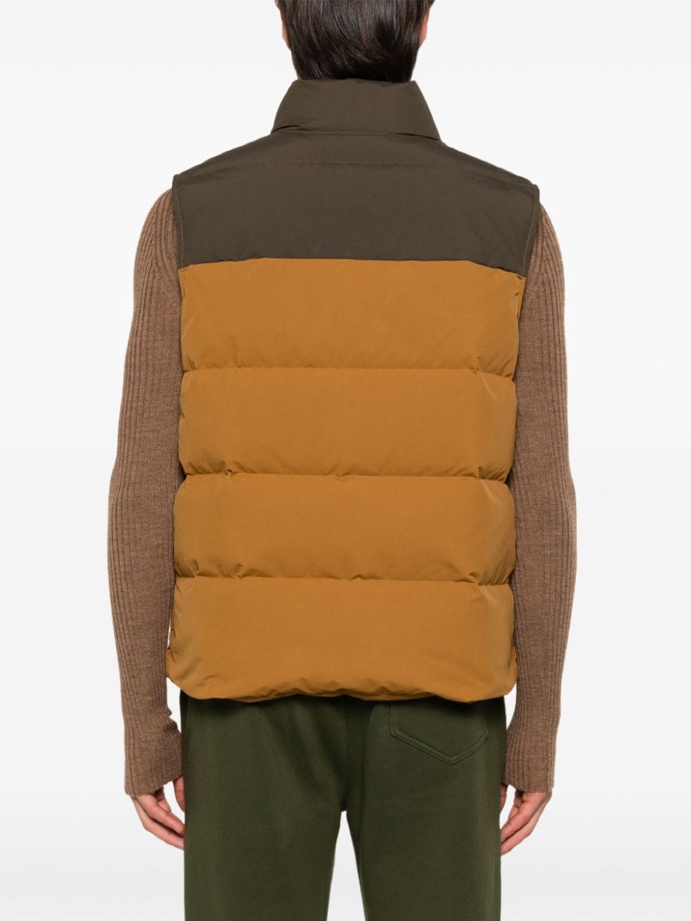 Shop Patagonia Downdrift Gilet In 褐色