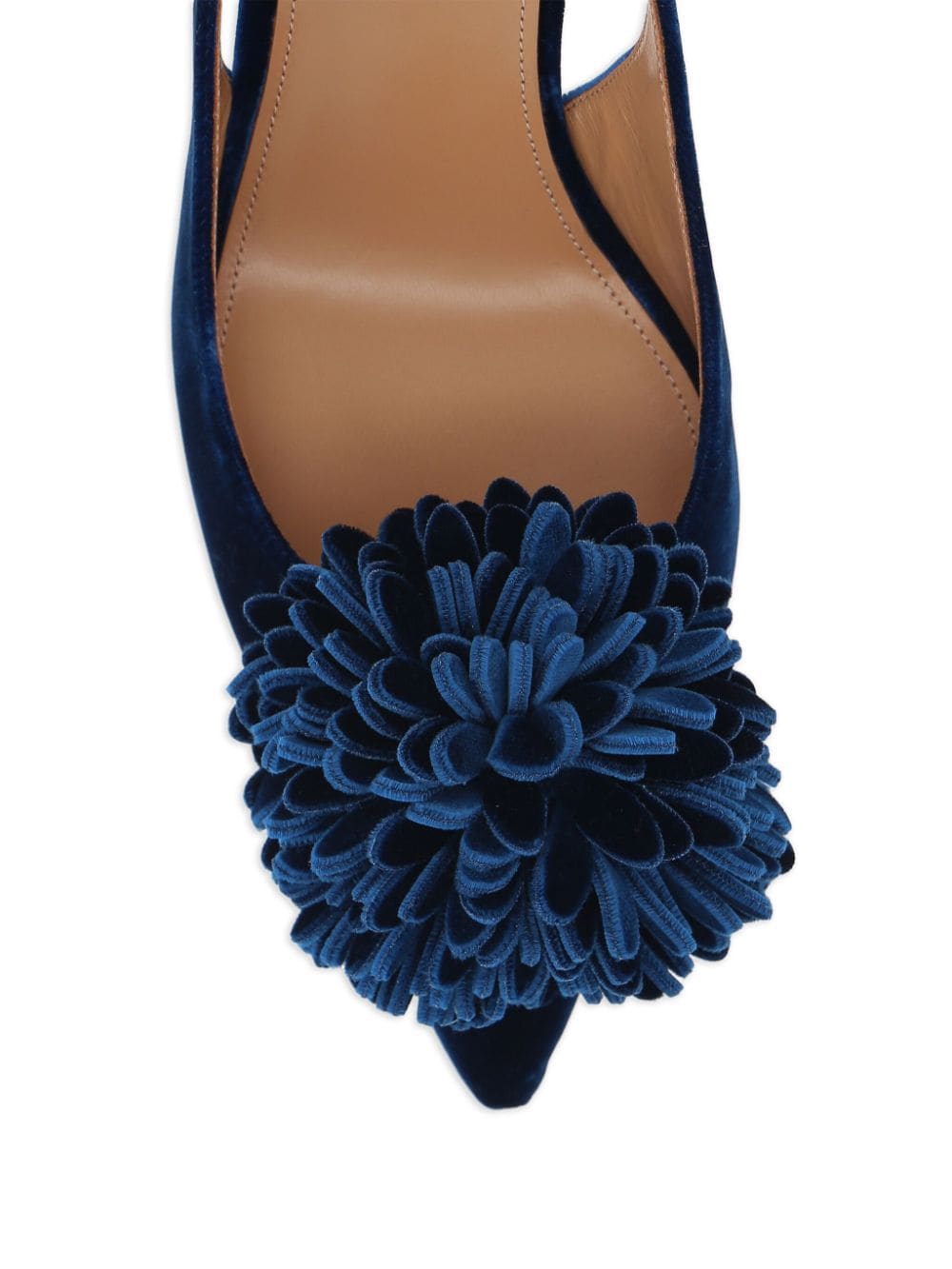 Aquazzura 65 mm Couturier slingback pumps Blauw