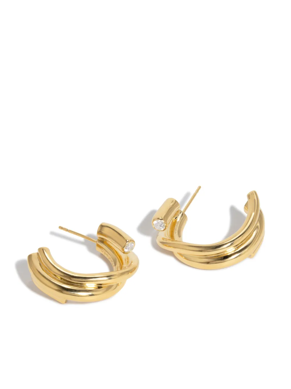 Completedworks arracadas Multi Strand bañadas en oro de 18kt | Image 2