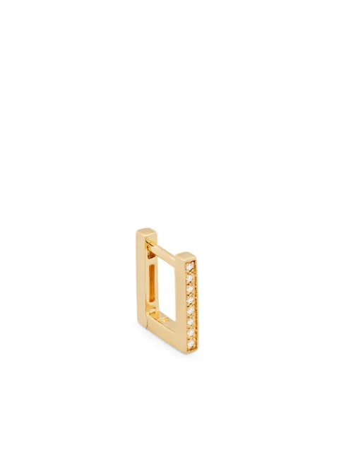 Tom Wood 9kt Sleek Gelbgoldohrring mit Diamanten