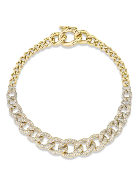 SHAY 18kt yellow gold Gradual diamond bracelet