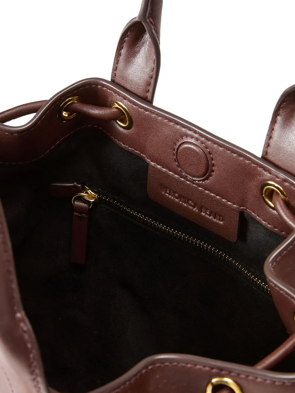 Veronica Beard Leather Bucket Bag Brown FARFETCH