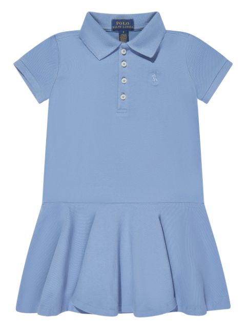 Ralph Lauren Kids logo-embroidered polo dress