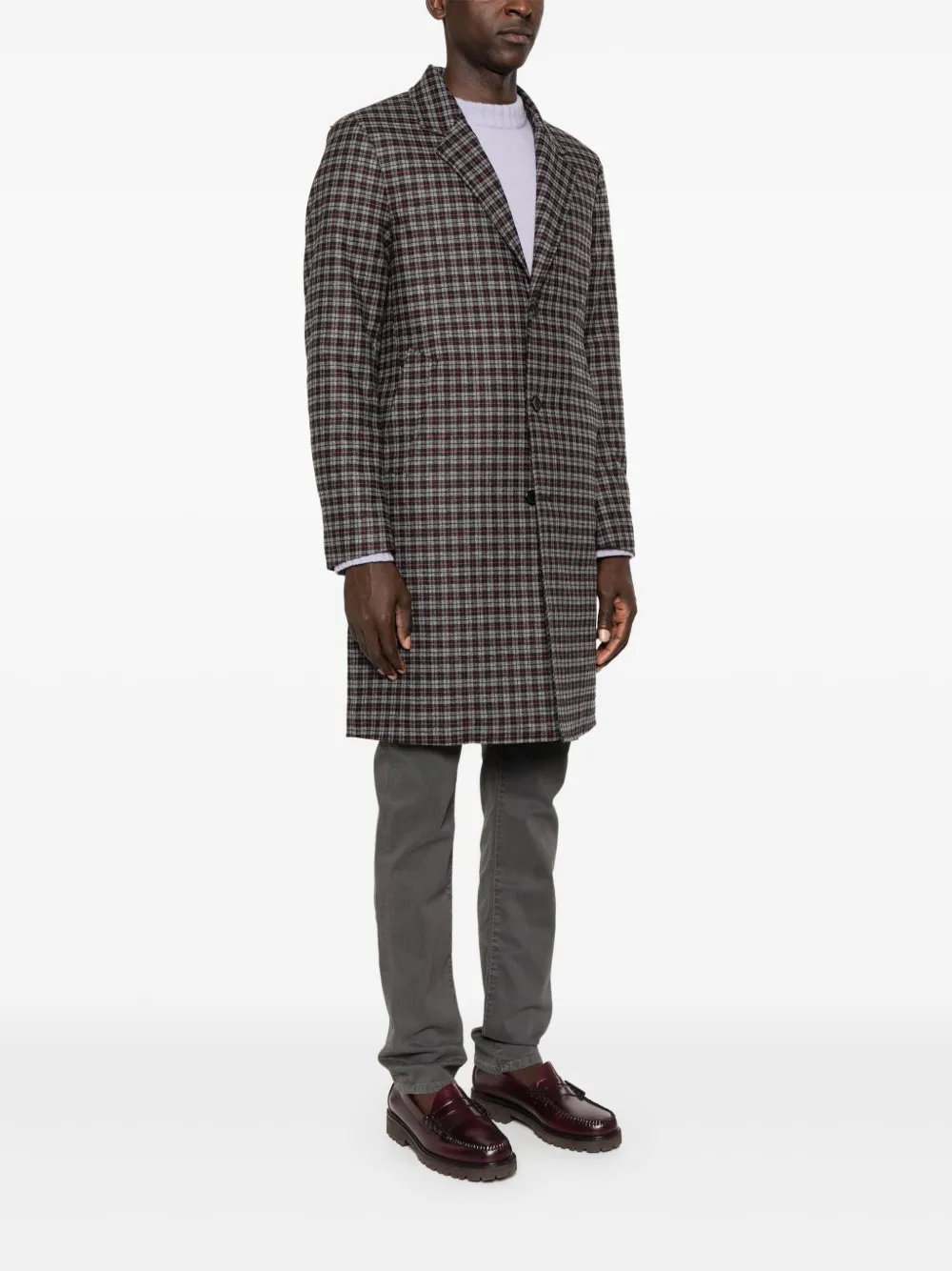 PS Paul Smith Geruite jas Grijs