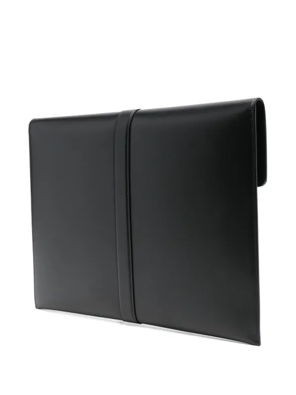 クラッチバッグ THE ROW BLACK LEATHER CLUTCH BAG The Row Leather Clutch Bag | Black | FARFETCH