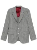 Brunello Cucinelli pinstriped blazer - Grey