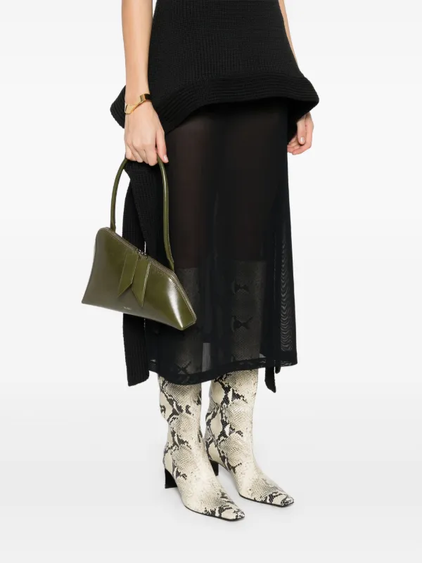 The Attico Sunrise Shoulder Bag | Green | FARFETCH JO