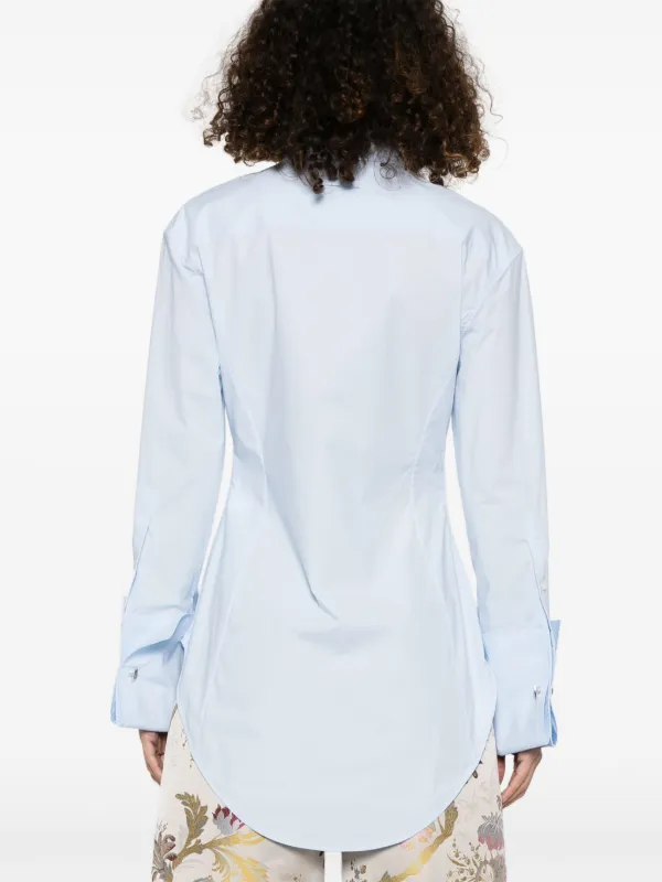 【福袋セール】 Shirt logo-print Gaultier Paul Jean | FARFETCH | Blue トップス