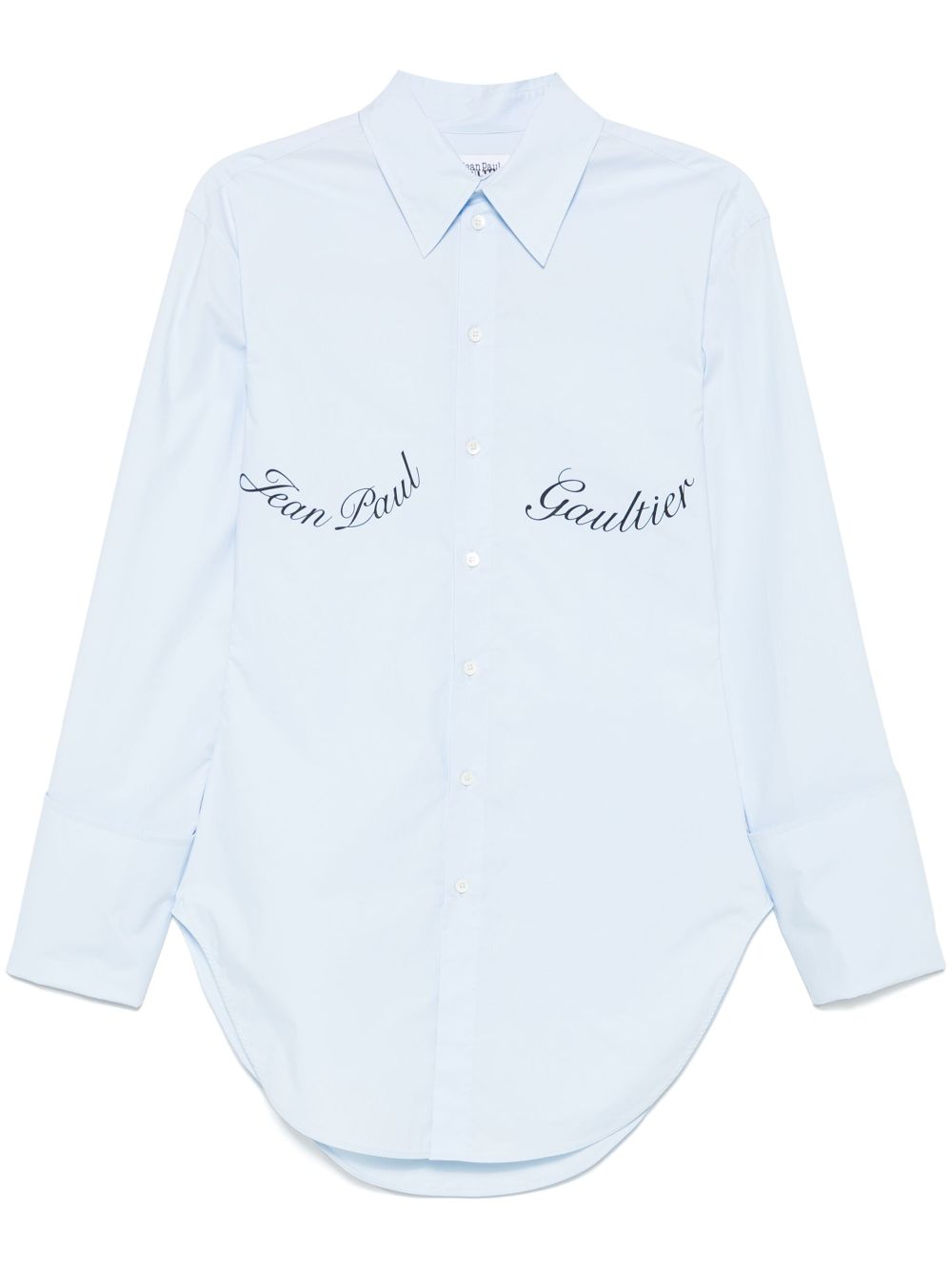 Jean Paul Gaultier logo-print shirt - Blue