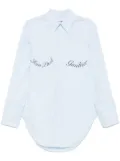 Jean Paul Gaultier logo-print shirt - Blue