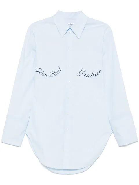 Jean Paul Gaultier logo-print shirt