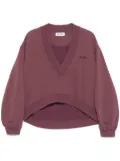The Attico logo-embroidered sweatshirt