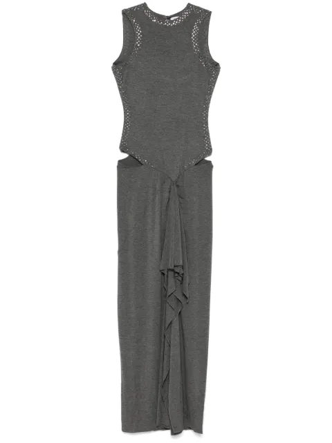The Attico draped midi dress 